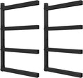 NANANARDOSO Wall Mount Wood Organizer and Lumber Storage, Heavy Duty Metal Shelf by NANANARDOSO