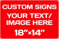 Repaly Personalized signs, Aluminum Weatherproof Metal Sign Multiple Sizes by Repaly