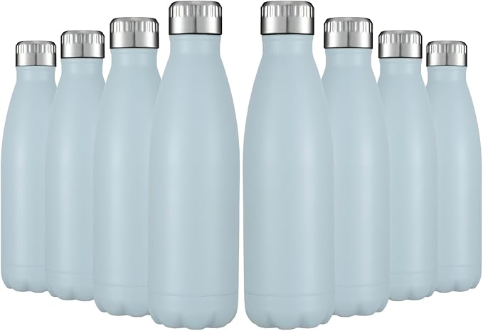 HASLE OUTFITTERS 17oz Stainless Steel Water Bottles Bulk, Vacuum Insulated by HASLEOUTFITTERS