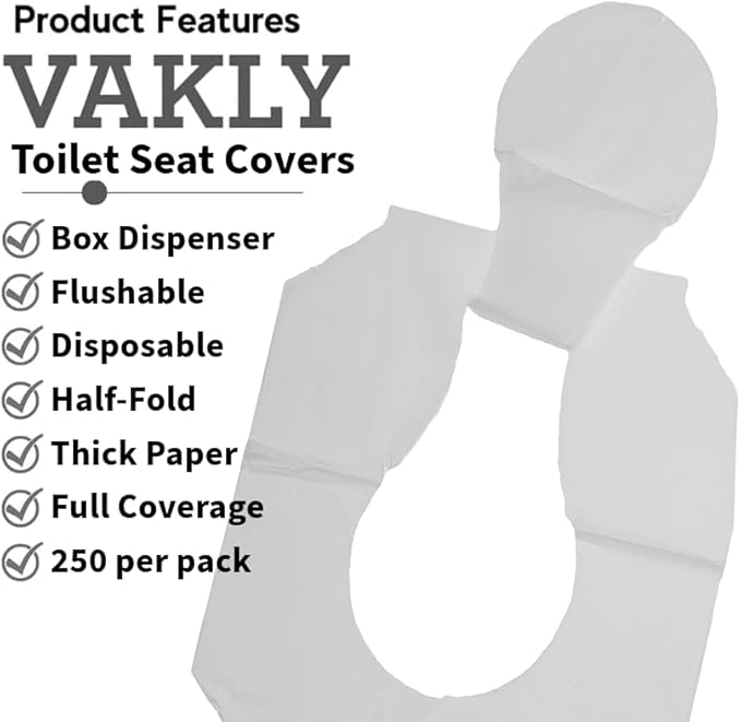 1000 Paper Toilet Seat Covers - Image 2