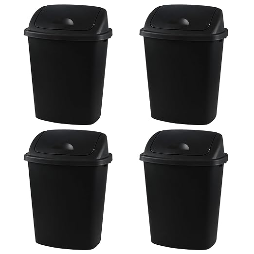 Bringer Black 13 Gallon Kitchen Trash Can by Bringer