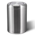 Waste Can 3 Gallon with Swing Lid，Brushed Stainless Steel Trash Can，Metal by BRIEFHUMAN