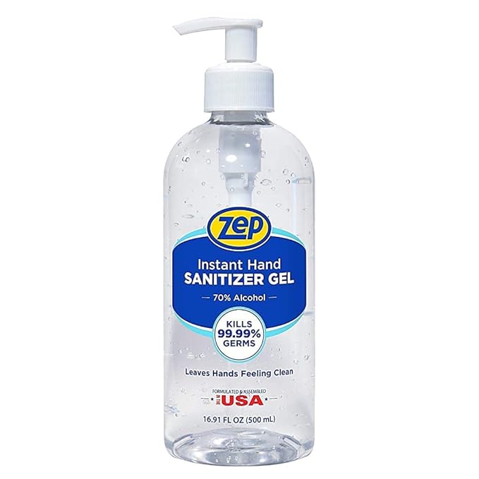 Zep Instant Hand Sanitizer Gel 70% Alcohol 500Ml Case of 12 - Image 5