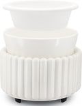 Ceramic Wax Melt Warmer with 1 pc Silicone Dish Candle Warmer by VICTORIAAROMA