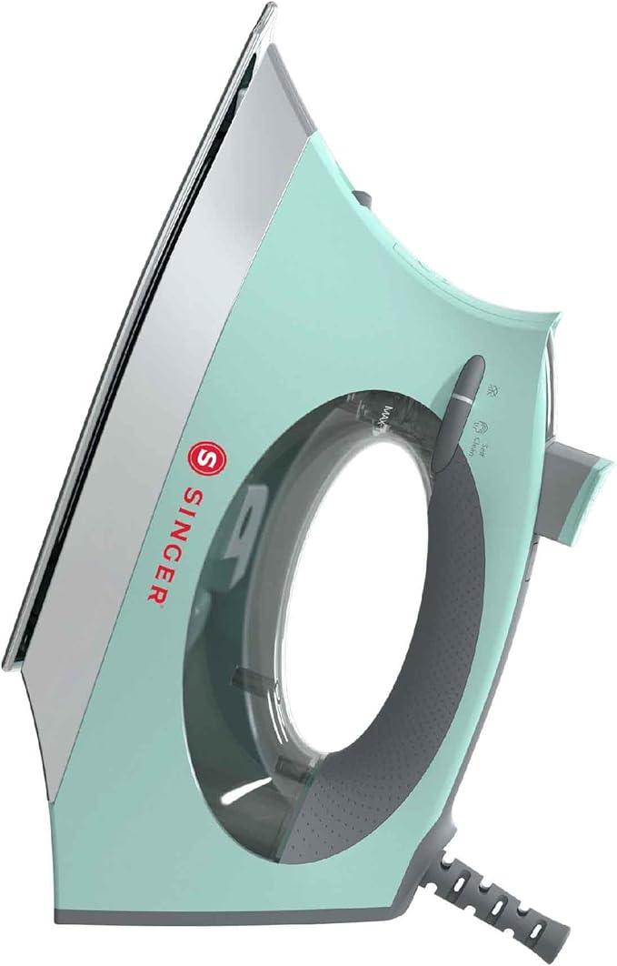 SINGER SteamCraft Plus Digital Display Iron, Five Fabric Settings, OnPoint Tip by Singer
