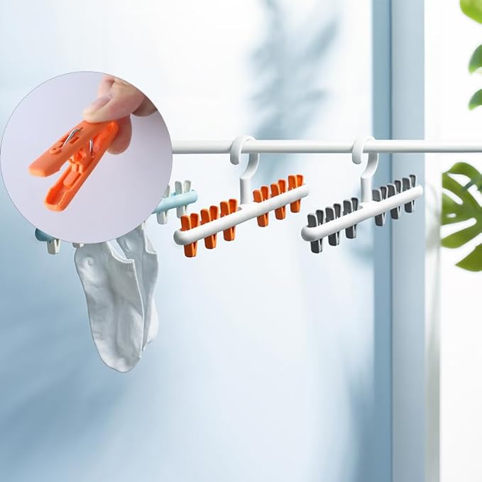 Clothes Hanger 2 Pack Clothes Drying Racks Windproof - Image 3