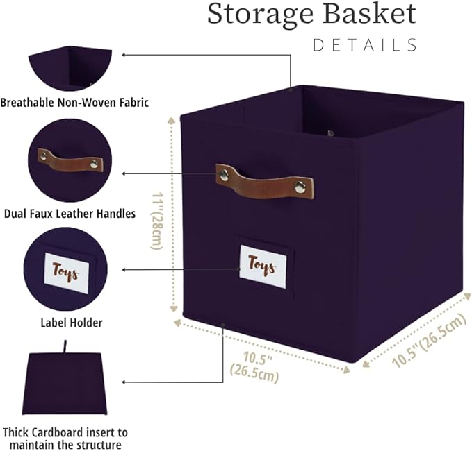 DECOMOMO Storage Bins, Cube Storage Bin - Image 3