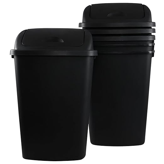Teyyvn 13 Gallon Tall Kitchen Swing Lid Garbage Container by Teyyvn