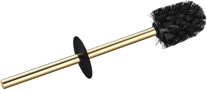 BGL Toilet Brush Holder Gold, Stainless Steel 304 Gold Round Freestanding - Image 3
