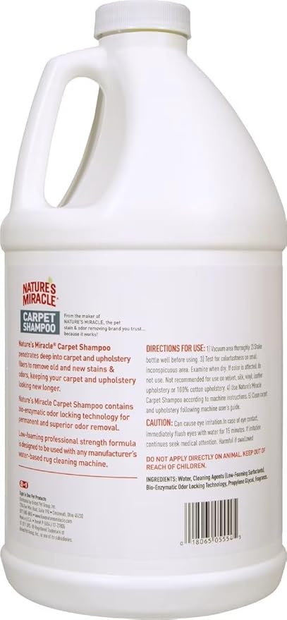 Nature’s Miracle Carpet Shampoo, Deep-Cleaning Pet Stain And Odor Remover - Image 2