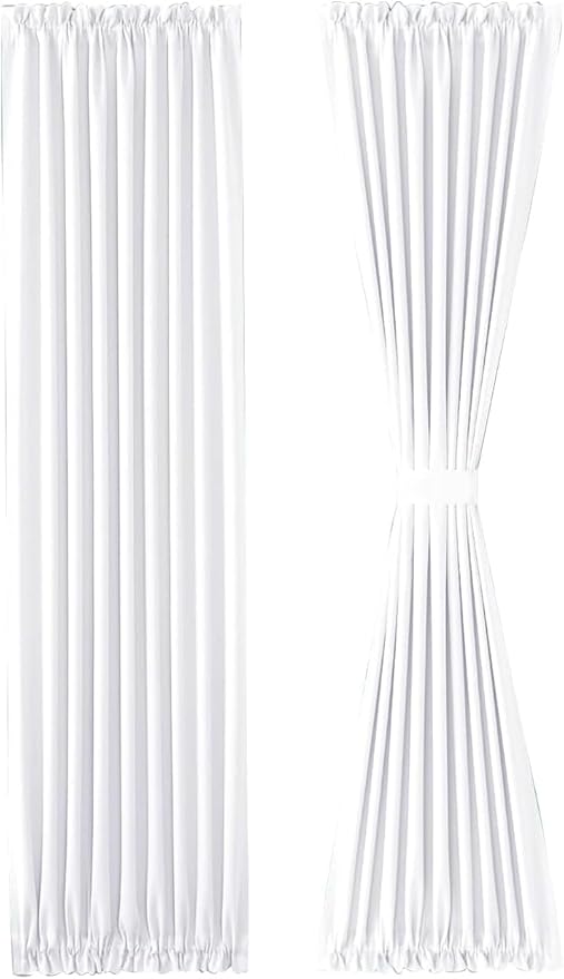DWCN French Door Curtains – Rod Pocket Thermal Curtain - Image 7