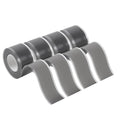 Self Fusing Silicone Tape 4 Rolls 1 in x 10' Grey Waterproof Rescue Tape Rubber by Unknown