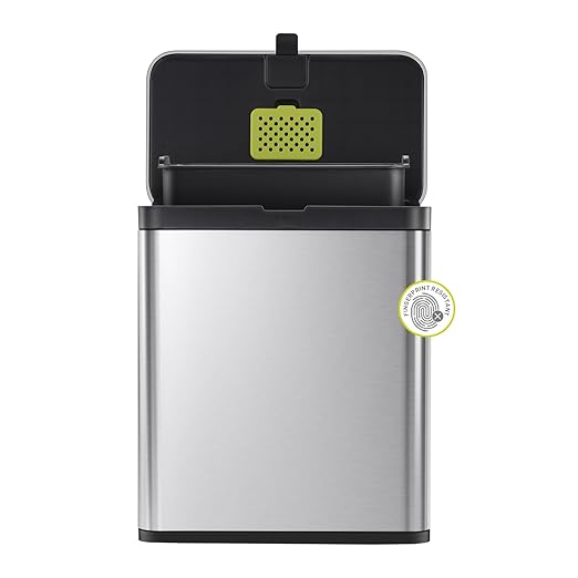 EKO Kitchen Compost Bin, 7L / 1.85 Gal Stainless Steel by EKO