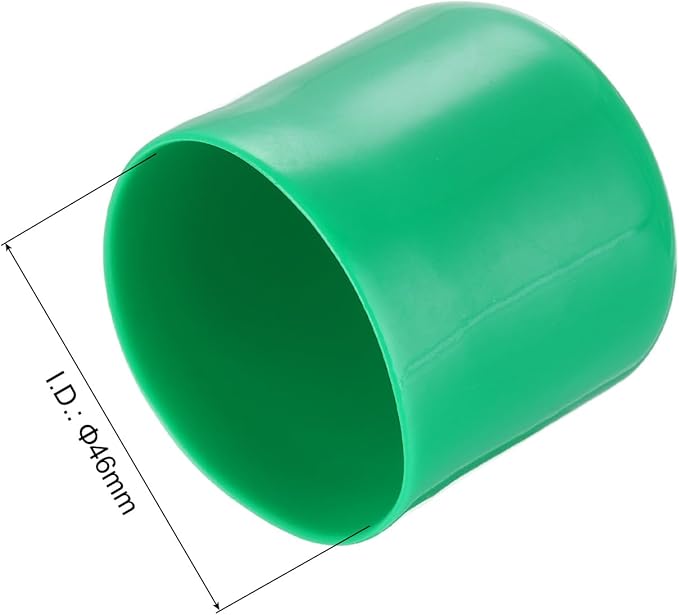 uxcell 20pcs Rubber End Caps 46mm ID Vinyl PVC Round Tube Bolt Cap Cover Screw - Image 3