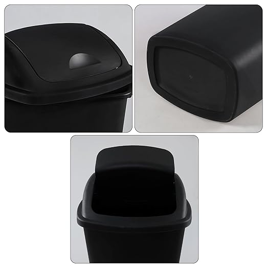 13 Gallon Plastic Trash Can - Image 3