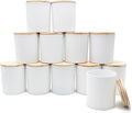 SHOWIN 14 OZ Thick Candle Jars for Making Candles 12 Pcs, 3 Wick Empty Jars by Showin