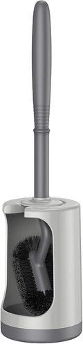 HAMITOR Toilet Bowl Brush Holder Set: Curved Design by HAMITOR