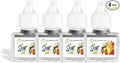 Scent Fill Soft Cashmere & Amber Plug in Air Freshener, 4 Scented Oil Refills by ScentFill