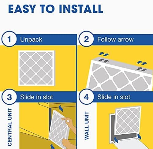 Aerostar 20x30x1 MERV 13 Air Filter, 4 Pack Set of HVAC Furnace Filters - Image 6