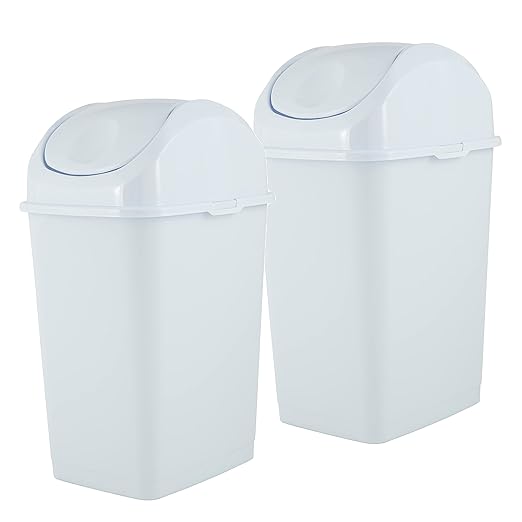 Superio Kitchen Trash Can with Swing Top Lid 9 Gallon Slim Waste Bin 37 Qt - Image 9