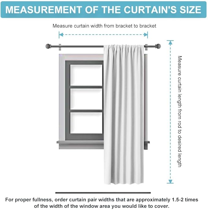 RYB HOME Blackout Curtains for Bedroom, Window Shades Thermal Insulating - Image 7