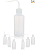 6pcs of Economy Wash Bottles, Narrow-Mouth, Self-Venting Safety Wash Bottles by LABINVO