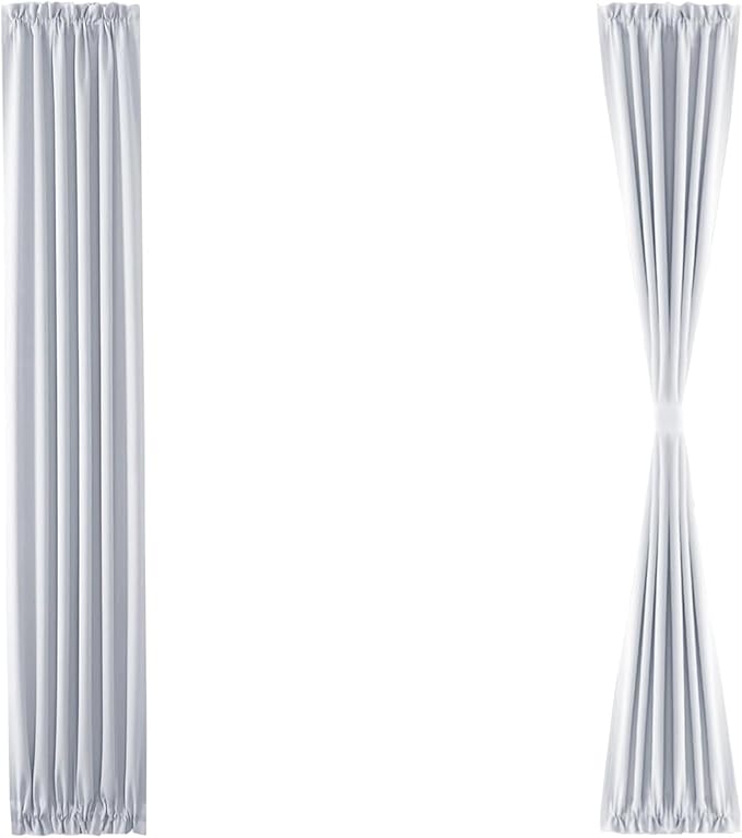 DWCN French Door Curtains – Rod Pocket Thermal Curtain - Image 7