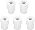 Labasics 5-Pack 2# Single-Hole Silicone Stoppers, Durable and Reusable Silicone by Labasics