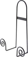 Bard's Black Wrought Iron Wall Mountable Tray or Platter Hanger, 16.25" H x by Bards