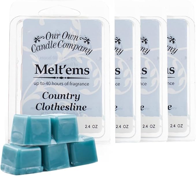 Our Own Candle Company Premium Wax Melt, Country Clothesline Scent, 6 Cubes - Image 2