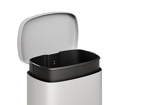 Garvee 13 Gal and 2.6 Gal Metal Trash Can Combo Set, Rustproof Garbage Can - Image 9
