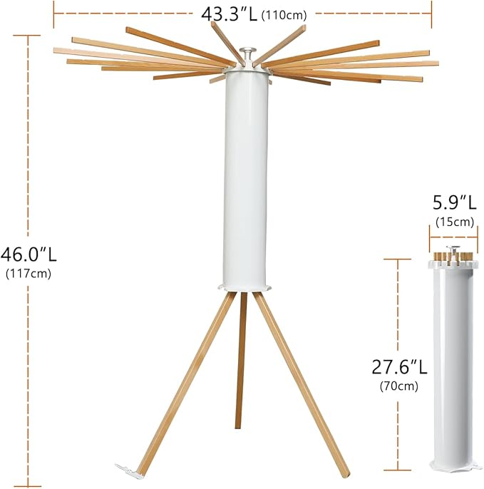 Cylinder Tripod Clothes Drying Rack - Image 6