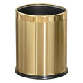 2.6Gallon/10L Brass Gold Bathroom Trash Can by LEASYLIFE