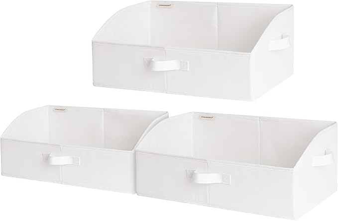 StorageWorks Closet Storage Bins, Trapezoid Organizer Box by StorageWorks