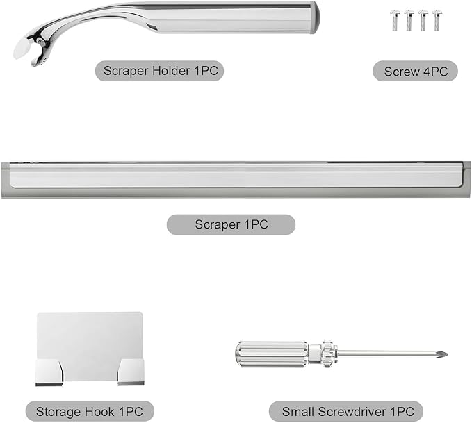Shower Squeegee for Glass Doors, Squeegee for Shower Glass, Bathroom - Image 6