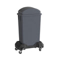 23 Gallon Gray Slim Jim Trash Can by Krollen+Industrial
