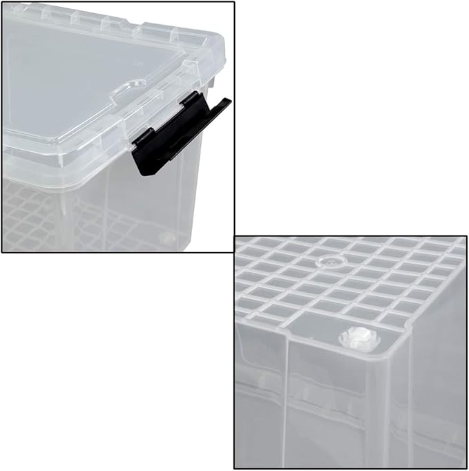 Ggbin 4 Packs 50 Quart Plastic Container Bin - Image 2