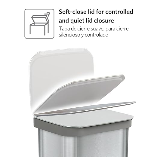 Glad Stainless Steel Step Trash Can, Series 2 - Image 5