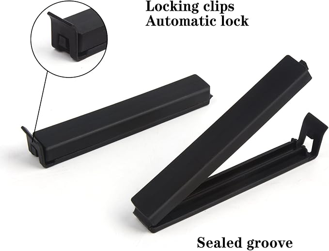 DIYASY Food Bag Clips, 30 Pack Plastic Snack Sealing Clip - Image 3