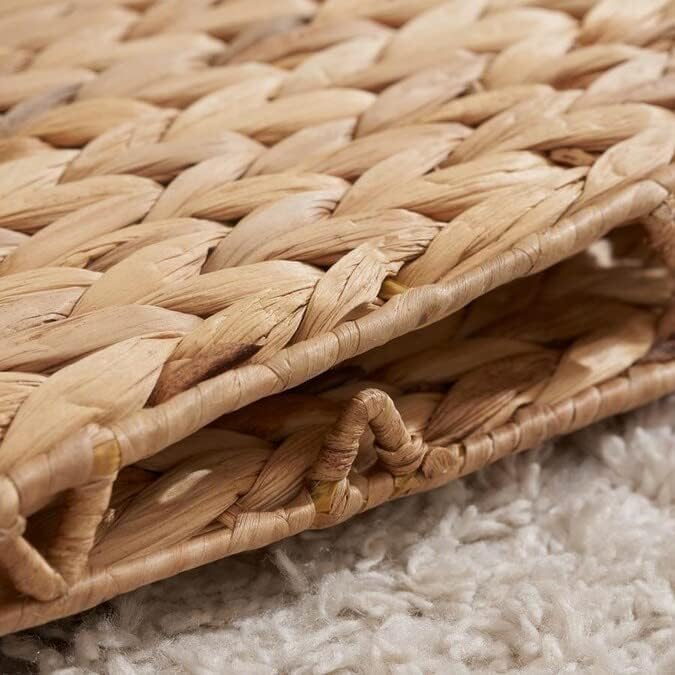 Storage Cube 10.5 x 10.5in, Wicker Storage Baskets - Image 5