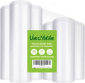 VacYaYa 6 Pack 8"x20' and11"x20' Vacuum Sealer Bags Rolls by VacYaYa