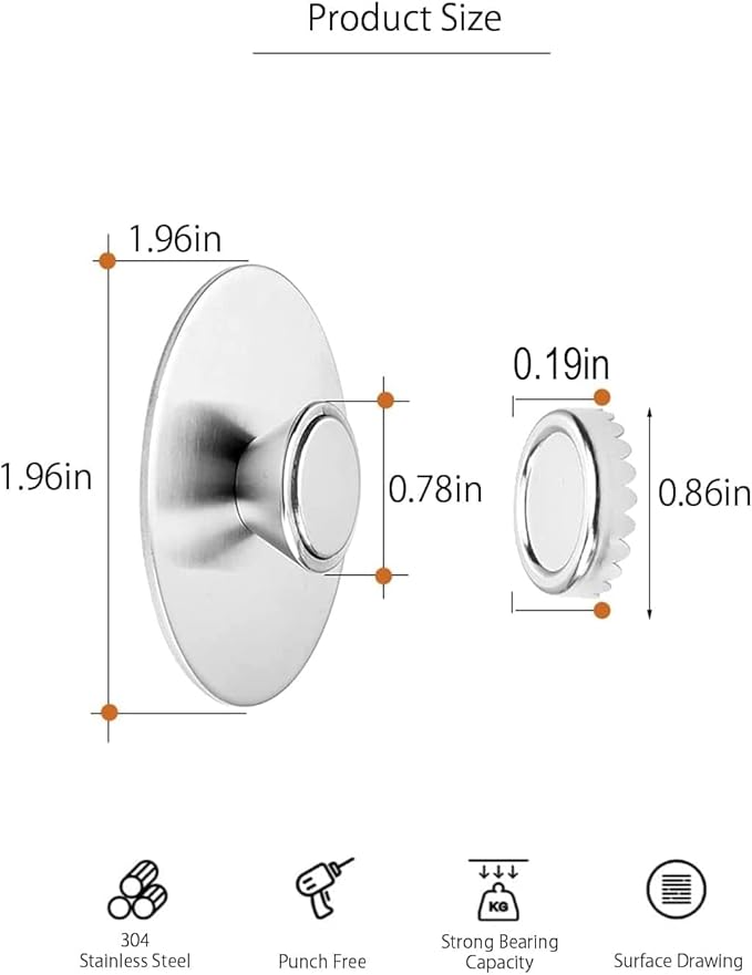Magnetic Soap Holder Self Draining, Stainless Steel Soap Savers - Image 2