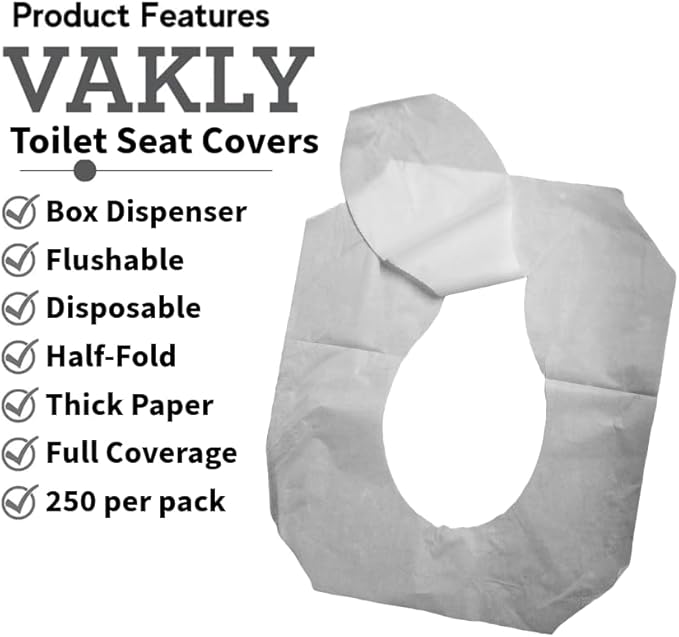 2500 Paper Toilet Seat Covers - Image 2