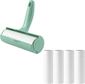 Large Lint Roller with Refills for Pet Hair Removal Extra Sticky 6.3 inch Wide by MINGRACE