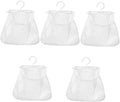 Cabilock 5pcs Mesh Hanging Bag Hanging Clothes Travel White Polyester Fruit by cabilock