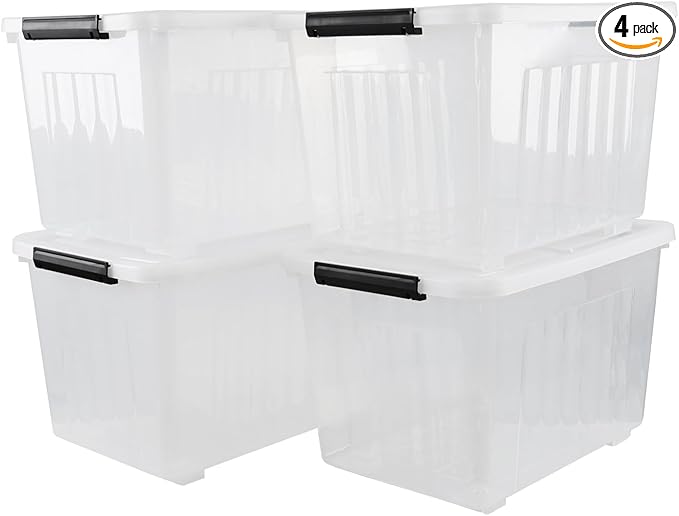 50 Quart Clear Storage Container by Unknown
