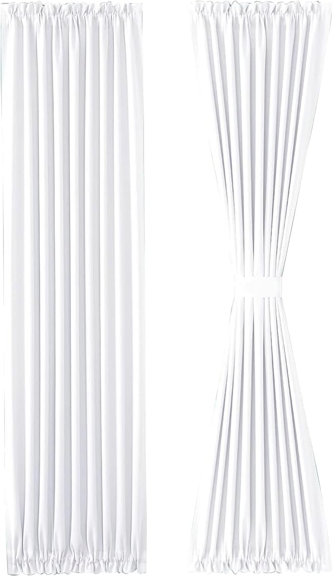 DWCN French Door Curtains – Rod Pocket Thermal Curtain - Image 7