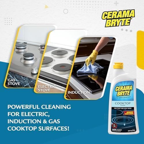 Cerama Bryte Glass Cooktop Cleaner Bundle - Image 2