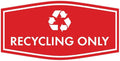 Fancy Recycling Only Sign by SignsByLITA