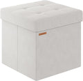 Folding Storage Ottoman, Velvet Storage Bench, by Liveinacomfortablehome